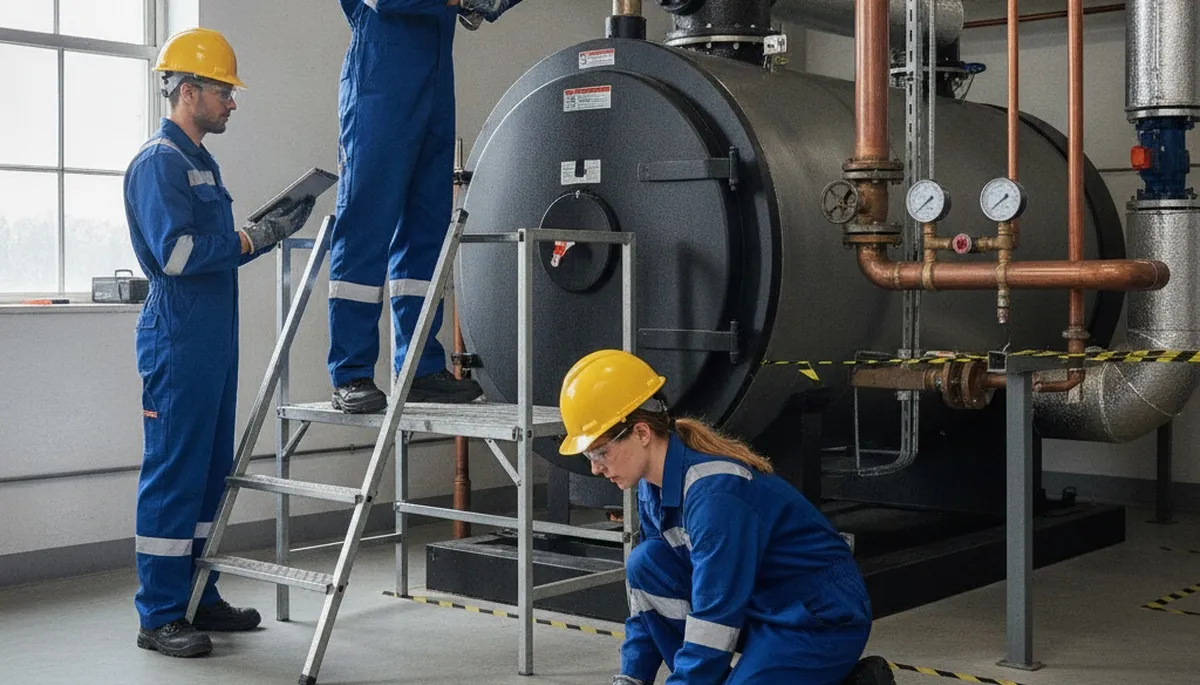 Boiler repair technician serving Tucson, AZ homes with fast emergency plumbing service